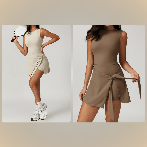 Athleisure Romper Dress