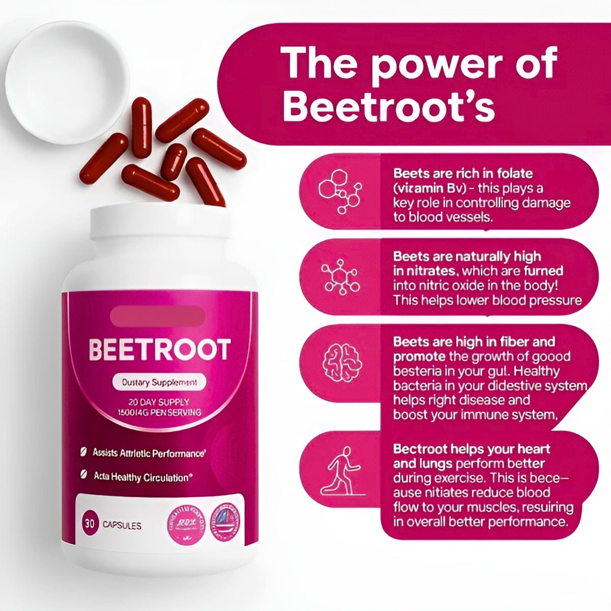BeetFlow – Natural Nitric Oxide Booster for Daily Energy & Focus