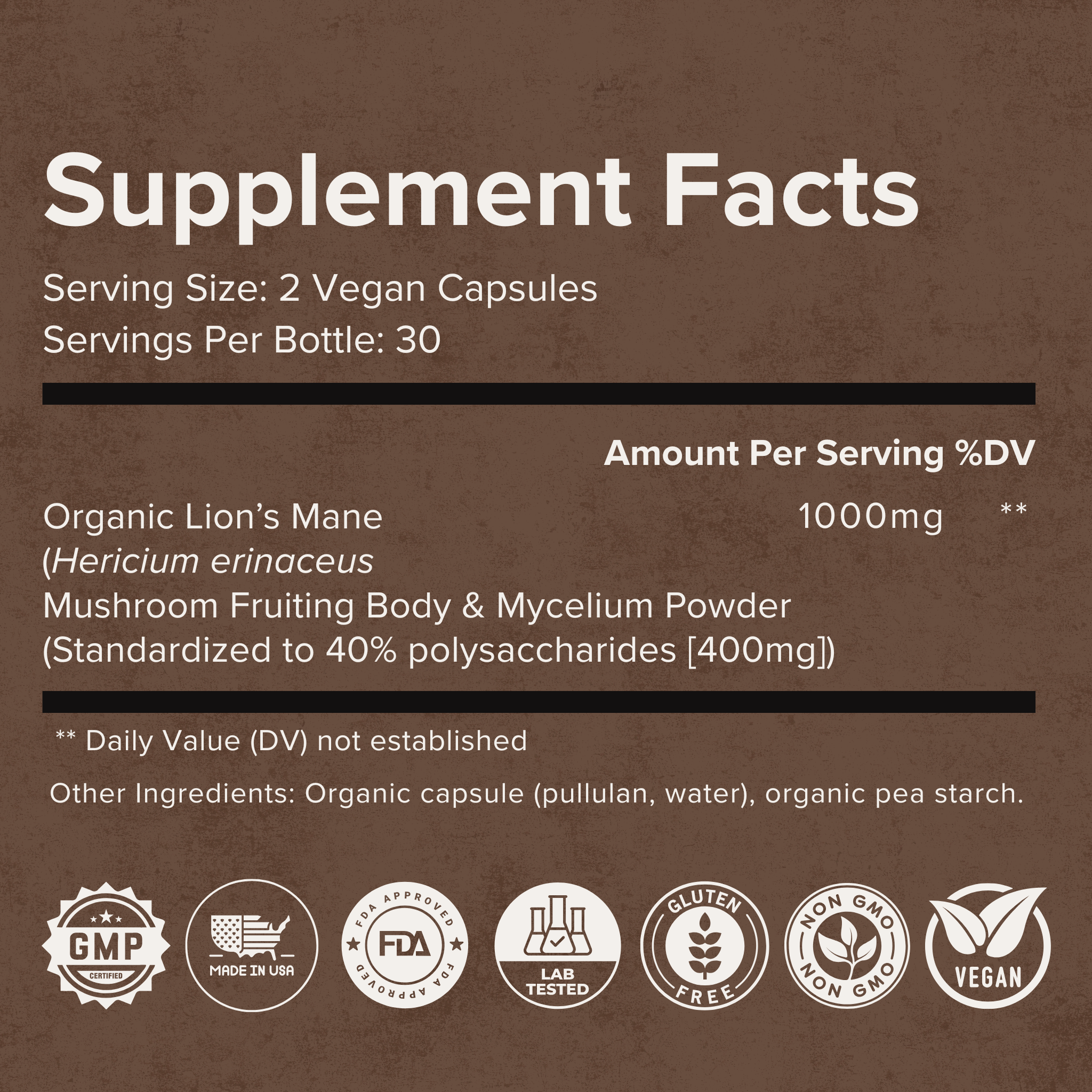 Lion's Mane Pure | Clinically Proven Cognitive Support