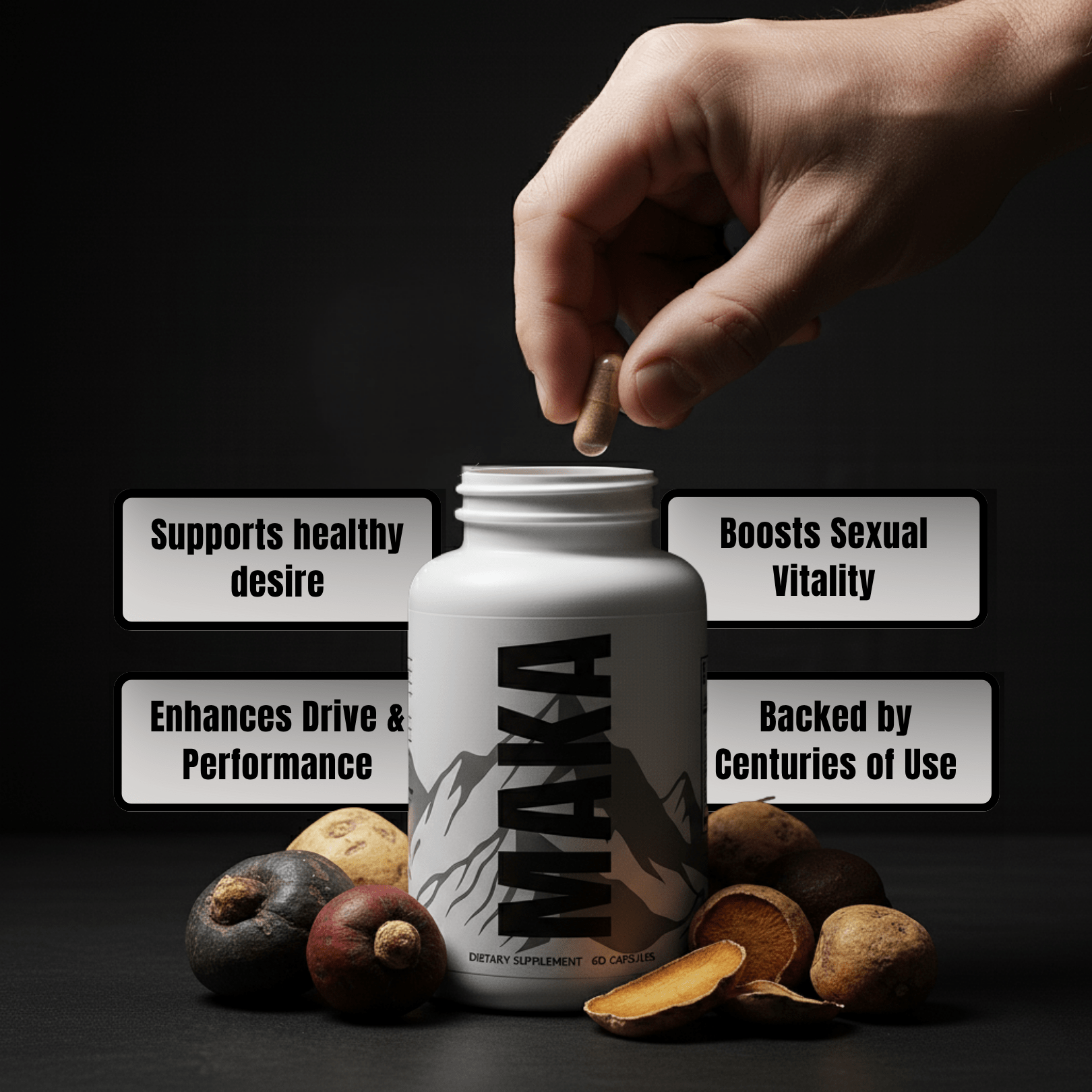 MAKA™ | Tri-Color Maca for Increased Drive